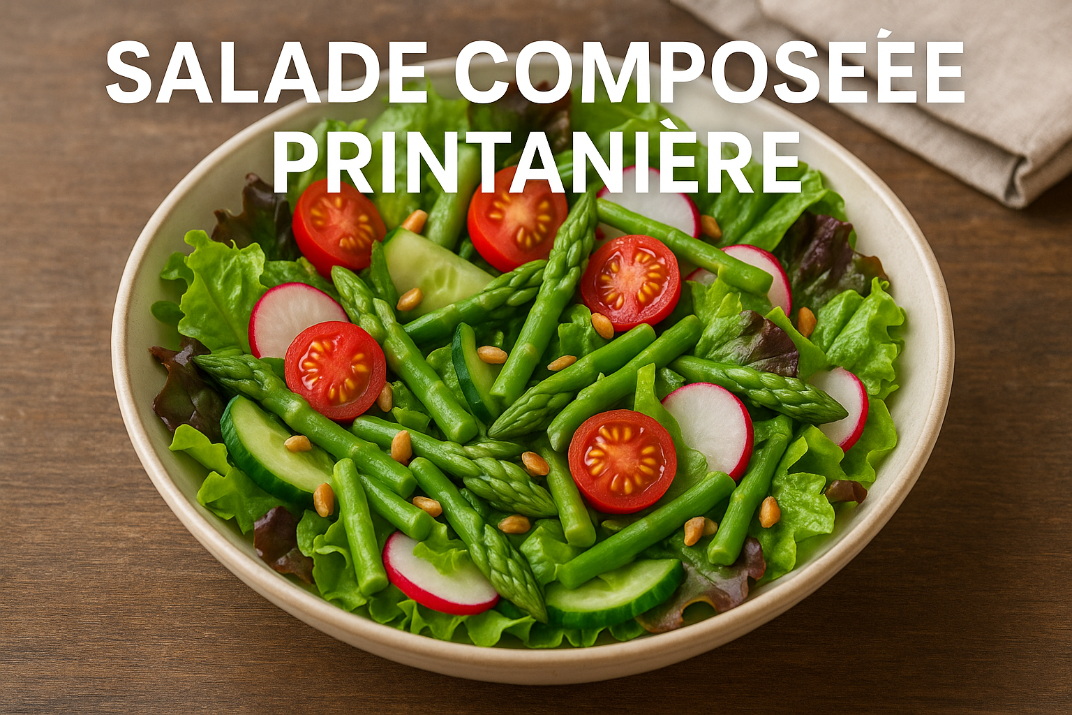 Salade composée printanière